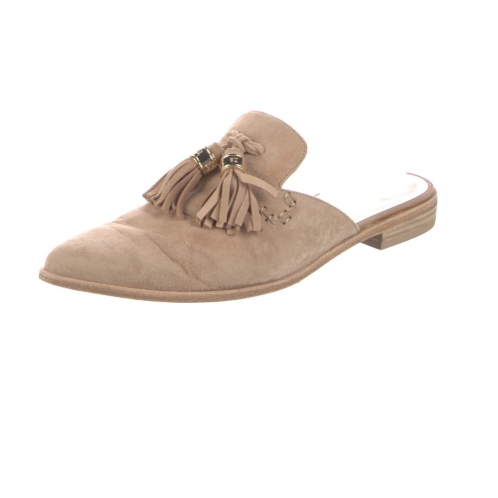 Stuart Weitzman Bissou Slidealong Tassel Loafer Size 5.5